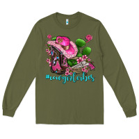 Army Green cowgirl vibes with boots and gun Long Sleeve Tee - AdoDesignShop