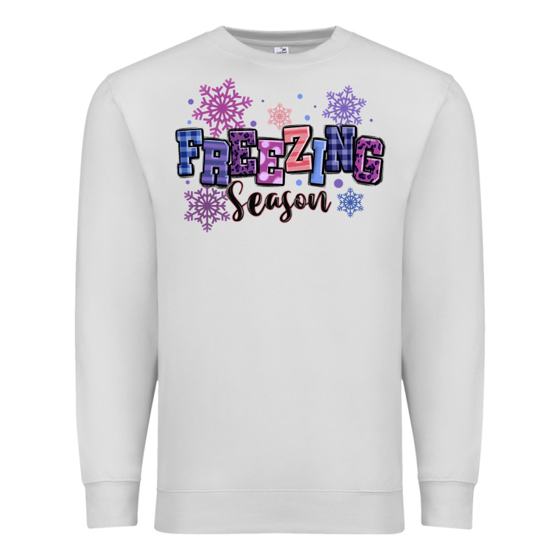 Freezing Season Premium Sweatshirt by MaliasSmallBusiness | Teevron