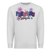 Dove Grey freezing season Premium Sweatshirt - MaliasSmallBusiness