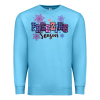 Ocean Blue freezing season Premium Sweatshirt - MaliasSmallBusiness