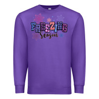 Purple freezing season Premium Sweatshirt - MaliasSmallBusiness