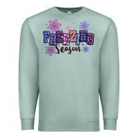 Seafoam freezing season Premium Sweatshirt - MaliasSmallBusiness
