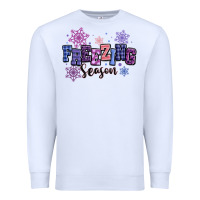 White freezing season Premium Sweatshirt - MaliasSmallBusiness
