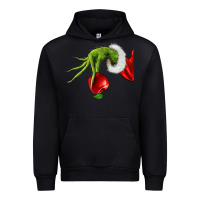 Black Christmas Character Urban Hoodie - NancyCooperArtShop