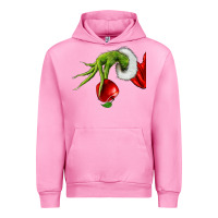 Fuchsia Pink Christmas Character Urban Hoodie - NancyCooperArtShop
