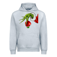 Heather Grey Christmas Character Urban Hoodie - NancyCooperArtShop