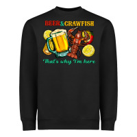 Black beer&crawfish that's why i'm here Heavyweight Sweatshirt - FaDigitalArtStudio