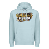Blue Mist god fidence knowing i can't but he can Premium Hoodie - Artiststas