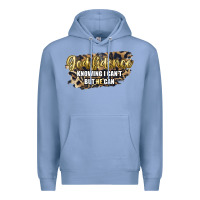 Colony Blue god fidence knowing i can't but he can Premium Hoodie - Artiststas