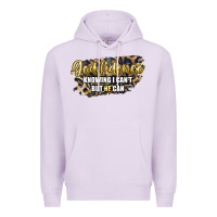 Lilac god fidence knowing i can't but he can Premium Hoodie - Artiststas