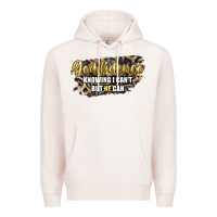 Pale Pink god fidence knowing i can't but he can Premium Hoodie - Artiststas