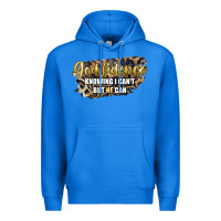 True Royal god fidence knowing i can't but he can Premium Hoodie - Artiststas