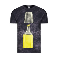 Cloud Black yellow highlighter pen fa element Vintage Tee - FaDigitalArtStudio