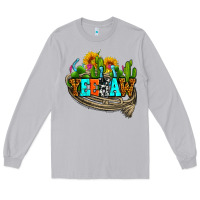 Moon Dust yeehaw and cactus with horseshoe Long Sleeve Tee - AdoDesignShop