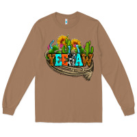 Toasted Coconut yeehaw and cactus with horseshoe Long Sleeve Tee - AdoDesignShop