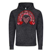 Vintage Black valentines heart rainbow Vintage Hoodie - JahusDesignShop