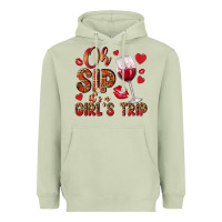 Matcha oh sip its a girls trip Heavyweight Hoodie - NancyCooperArtShop
