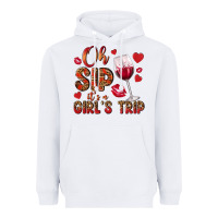 White oh sip its a girls trip Heavyweight Hoodie - NancyCooperArtShop