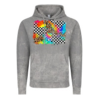 Cloud Rock race leopard tie dye background Vintage Hoodie - Zillion Design Studio