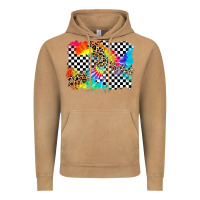 Vintage Camel race leopard tie dye background Vintage Hoodie - Zillion Design Studio