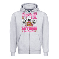 Heather Grey As A Capricorn Girl I Was Born With My Heart On My Sleeve And A Mouth Zipper Hoodie - Jasminsmagicworld
