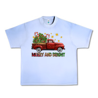 Grape Ice Merry And Bright Christmas Trees Truck Urban Heavy Tee - FaDigitalArtStudio