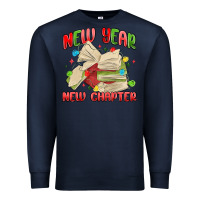 Navy new year new chapter Premium Sweatshirt - MaliasSmallBusiness