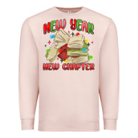 Pale Pink new year new chapter Premium Sweatshirt - MaliasSmallBusiness