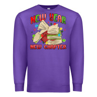 Purple new year new chapter Premium Sweatshirt - MaliasSmallBusiness
