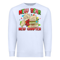 White new year new chapter Premium Sweatshirt - MaliasSmallBusiness