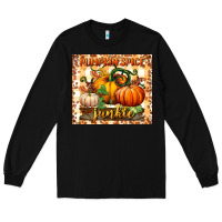 Black pumpkin spice junkie tumbler Long Sleeve Tee - BundleAndBundleShop