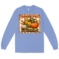 Colony Blue pumpkin spice junkie tumbler Long Sleeve Tee - BundleAndBundleShop