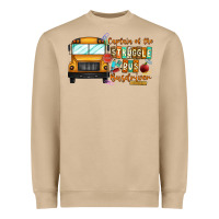 Captain Of Struggle Bus Busdriver Heavyweight Sweatshirt | Teevron