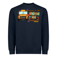 Navy captain of struggle bus busdriver Heavyweight Sweatshirt - CowhideDigitalArt