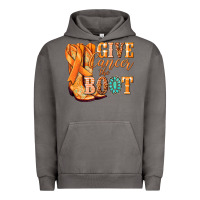 Pigment Tornado Give Cancer the boot Kidney Cancer orange ribbon Urban Hoodie - NancyCooperArtShop