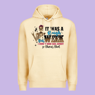 It Was A Rough Week But I Didn T Need Bail Money S Premium Hoodie Designed By Artiststas