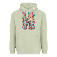 Matcha love little cute cow Heavyweight Hoodie - NancyCooperArtShop