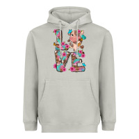 Moon Dust love little cute cow Heavyweight Hoodie - NancyCooperArtShop