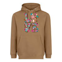 Toasted Coconut love little cute cow Heavyweight Hoodie - NancyCooperArtShop