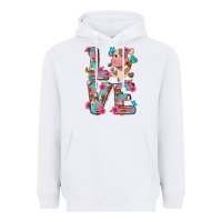White love little cute cow Heavyweight Hoodie - NancyCooperArtShop