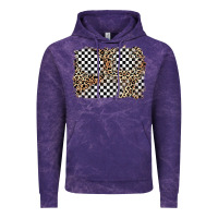 Cloud Purple race leopard background Vintage Hoodie - Zillion Design Studio