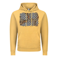 Vintage Mustard race leopard background Vintage Hoodie - Zillion Design Studio