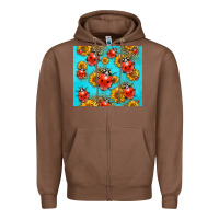 Chestnut Western Sunflowers Ladybug Zipper Hoodie - LillyAllenDesigns