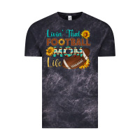 Cloud Black livin' that football mom life Vintage Tee - HRA Design Shop