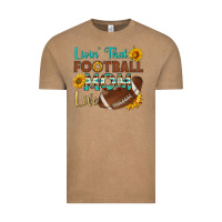 Vintage Coffee livin' that football mom life Vintage Tee - HRA Design Shop