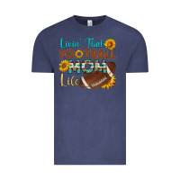 Vintage Denim livin' that football mom life Vintage Tee - HRA Design Shop