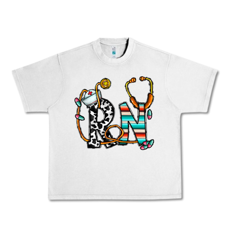 Rn Nurse Urban Heavy Tee by CowhideDigitalArt | Teevron
