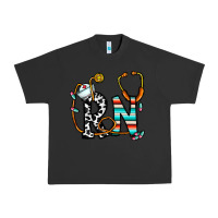 Pigment Black rn nurse Urban Heavy Tee - CowhideDigitalArt