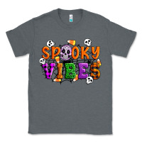 Charcoal Heather Spooky vibes Classic Tee - Artiststas
