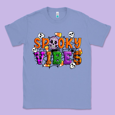 Spooky Vibes Classic Tee Designed By Artiststas